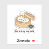 You Are My Soy-mate Cute Dim Sum Valentine Sticker シール (シート)