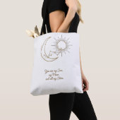 You are my Sun Moon and Stars Tote Bag - Elegant トートバッグ (クローズアップ)