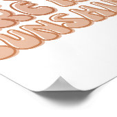 You are My Sunshineレトロヴィンテージ70s Themed ポスター (角)