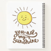 You Are My Sunshine ノートブック (裏面)