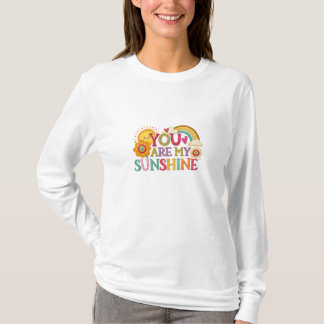 You Are My Sunshine Boho Typography Design | Color Tシャツ