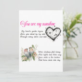 You are my Sunshine greetings card  シーズンカード (スタンド正面)