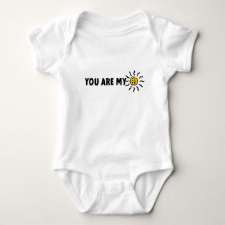 You are my sunshine, jij bent mijn zonneschijn ベビーボディスーツ