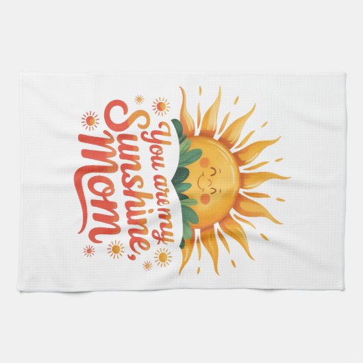 You are my Sunshine, Mom キッチンタオル (横)