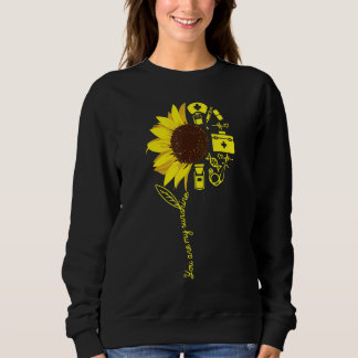 You Are My Sunshine Nurse Sunflower Nurse Practiti スウェットシャツ