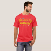 You Are My Sunshine Retro 70s Tシャツ (正面フル)