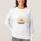 You Are My Sunshine Sunburst Design | Modern Boho  Tシャツ (正面)
