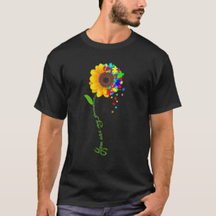 You Are My Sunshine Sunflower Autism Awareness Tsh Tシャツ