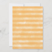 You Are My Sunshine turing ONE 1st Birthdayパーティー 招待状 (裏面)