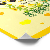 You are My Sunshine withハート ポスター (角)