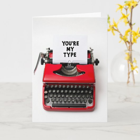 You Are My Type Card カード (黄色い花)