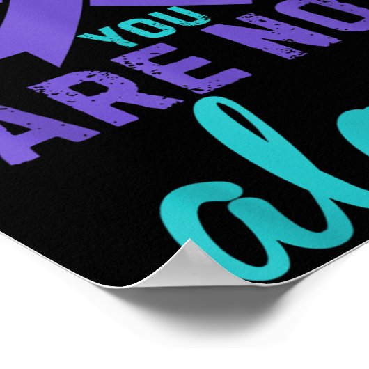 You Are Not Alone ポスター (角)