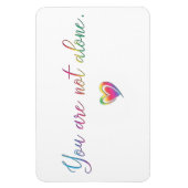 You Are Not Alone/Safety Pin マグネット (縦)