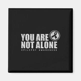 You Are Not Alone Wear Purple Day Epilepsy Awarene マグネット