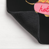 You Are One Hot Dog Dachshund Valentines Heart Gle マウスパッド (コーナー)