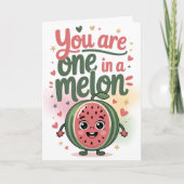 you are one in a melon birthday カード (正面)