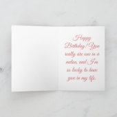 you are one in a melon birthday カード (内部)