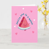 You are one in a Melon Birthday カード (黄色い花)