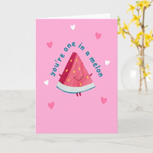 You are one in a Melon Birthday カード (黄色い花)