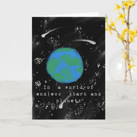 You Are One In A Million カード (黄色い花)