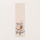 You Are Perfect Confidence Affirmation Folded Card (外部フラット)