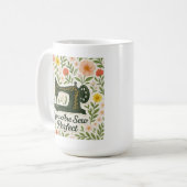 You Are Sew Perfectフローラアンティーク裁縫機 コーヒーマグカップ (正面左)