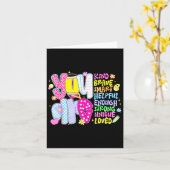 You Are Smart Brave Strong Kind Loved Motivation T カード (黄色い花)