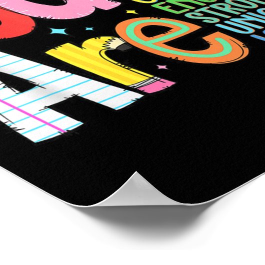 You Are Smart Brave Strong Kind Loved Motivation T ポスター (角)