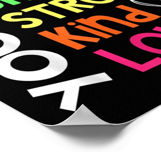 You Are Smart Brave Strong Kind Loved Motivation T ポスター (角)