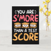 You Are S'more Than A Test Score - Testing Day カード (黄色い花)