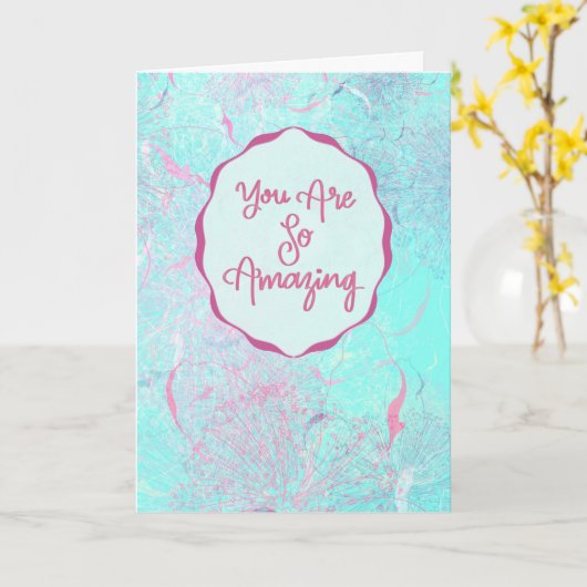 You Are So Amazing Thank You Card カード (黄色い花)