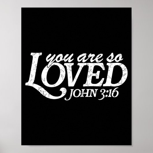 You Are So Loved Christian Verse Valentine's Day B ポスター (正面)