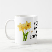You Are So Loved Floral Christian コーヒーマグカップ (左)