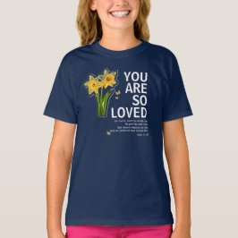 You Are So Loved Floral Christian Tシャツ