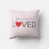You Are So Loved Pillow  クッション (裏面)