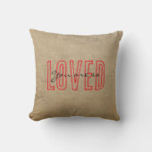 You Are So Loved Throw Pillow クッション (正面)