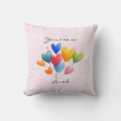 You Are So Loved Throw Pillow クッション (正面)