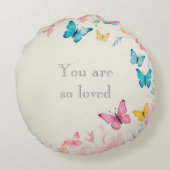You are so loved Throw Pillow ラウンドクッション (裏面)