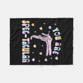 You Are Spec-tacular Speculum Obgyn Valentine Day  フリースブランケット (正面(横))