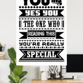 You Are Special (やる気を起こさせる引用文) ポスター (ホームオフィス)