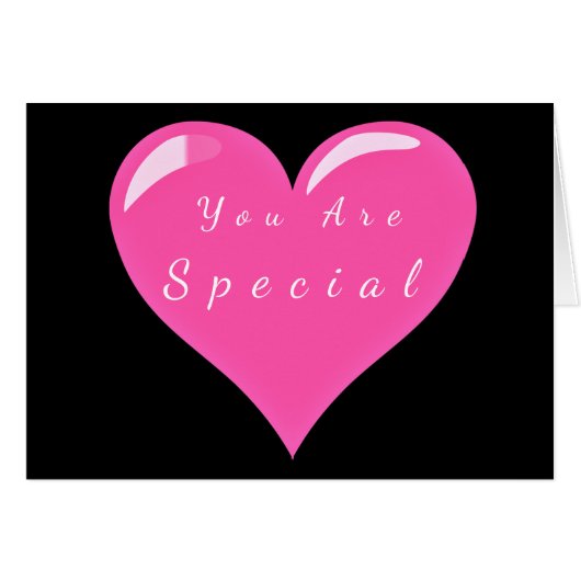 You Are Special Cardハート- Love (正面横)