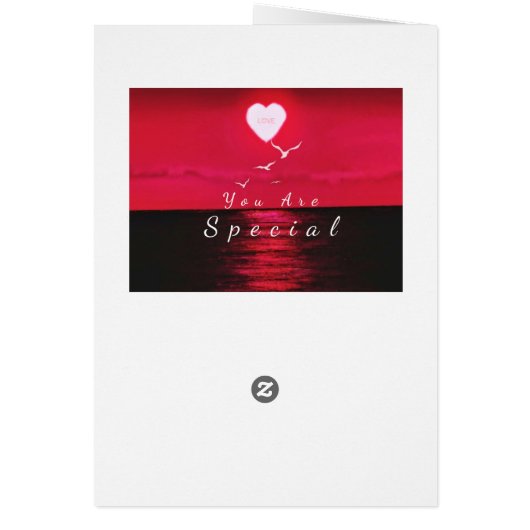 You are Special Card Sunset Love -文字名を追加 (裏面)