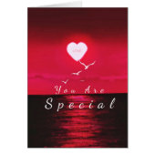 You are Special Card Sunset Love -文字名を追加 (正面)