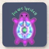 You Are Speshell Turtle Personalized Gift コースター (正面)