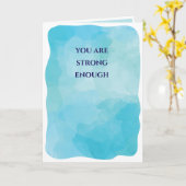 You Are Strong Enough カード (黄色い花)