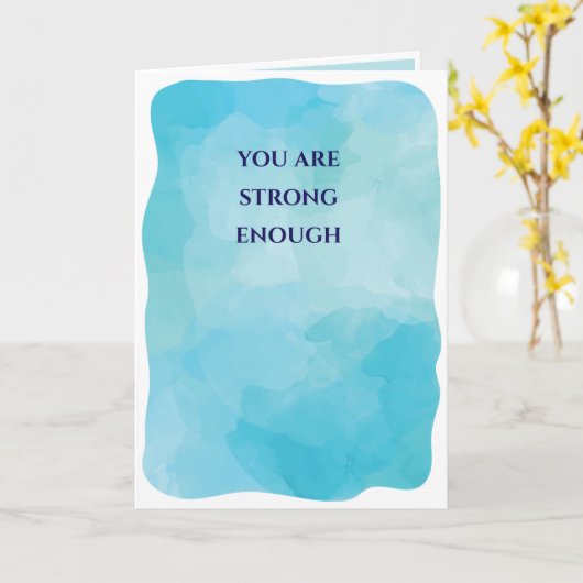 You Are Strong Enough カード (黄色い花)