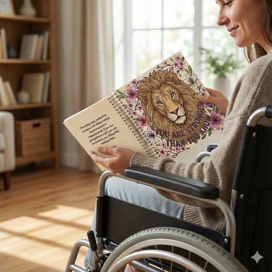 You Are Strong Lion Spiral Notebook ノートブック