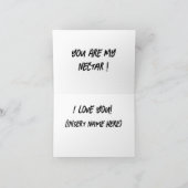 You are sweet as honey greeting カード (内部)