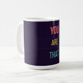 You Are That — 90s Maximalist Coffee Mug | Retro コーヒーマグカップ (正面左)
