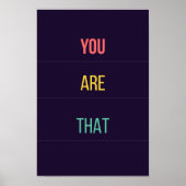 You Are That — 90s Maximalist Poster | Retro Bdrm ポスター (正面)